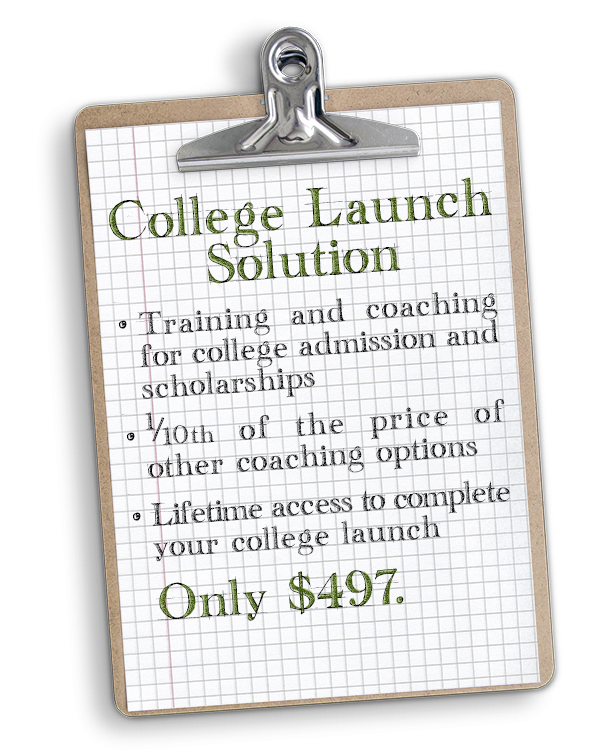 The College Launch Solution will teach you how to be the best college admission coach for your child